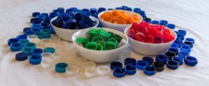 plastic, lids, waste, recycling, nature, closure, ecology, water, environment, sorting, household, collection