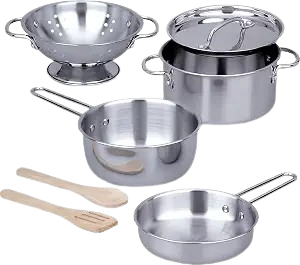 Pretend cooking pots